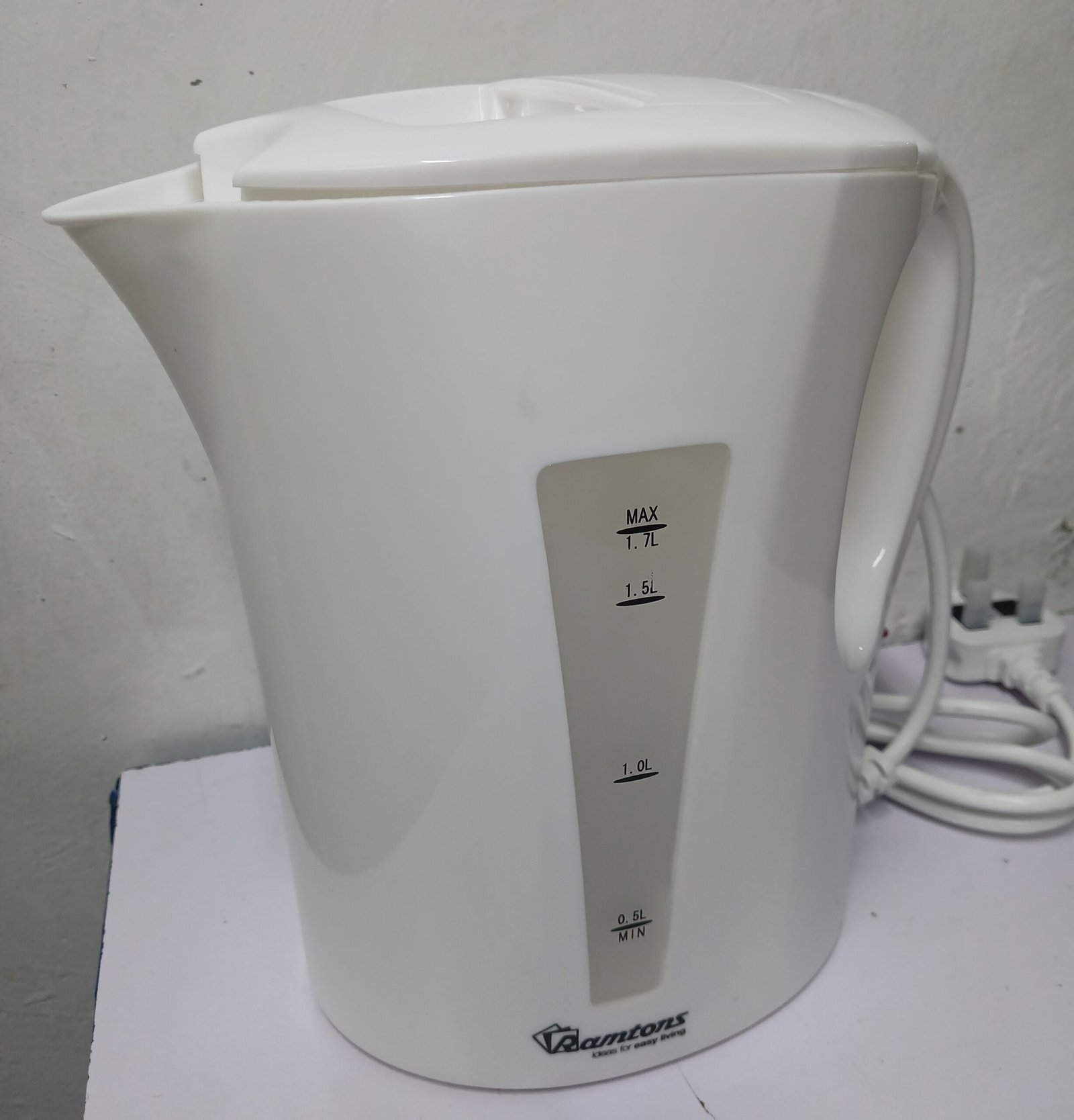 Ramtons RM/399 Corded Electric Kettle – 1.7L Fast-Boil Water Heater