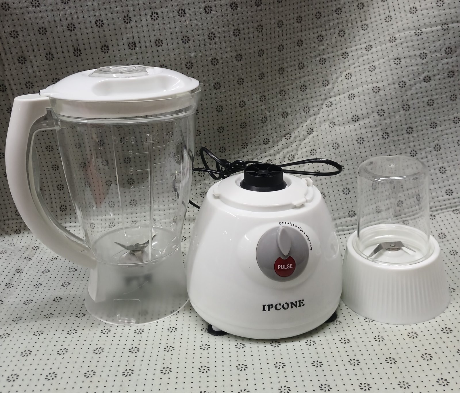 IPCONE International Blender HT-JD-004 – 4-Speed 1.5L Food & Coffee Grinder