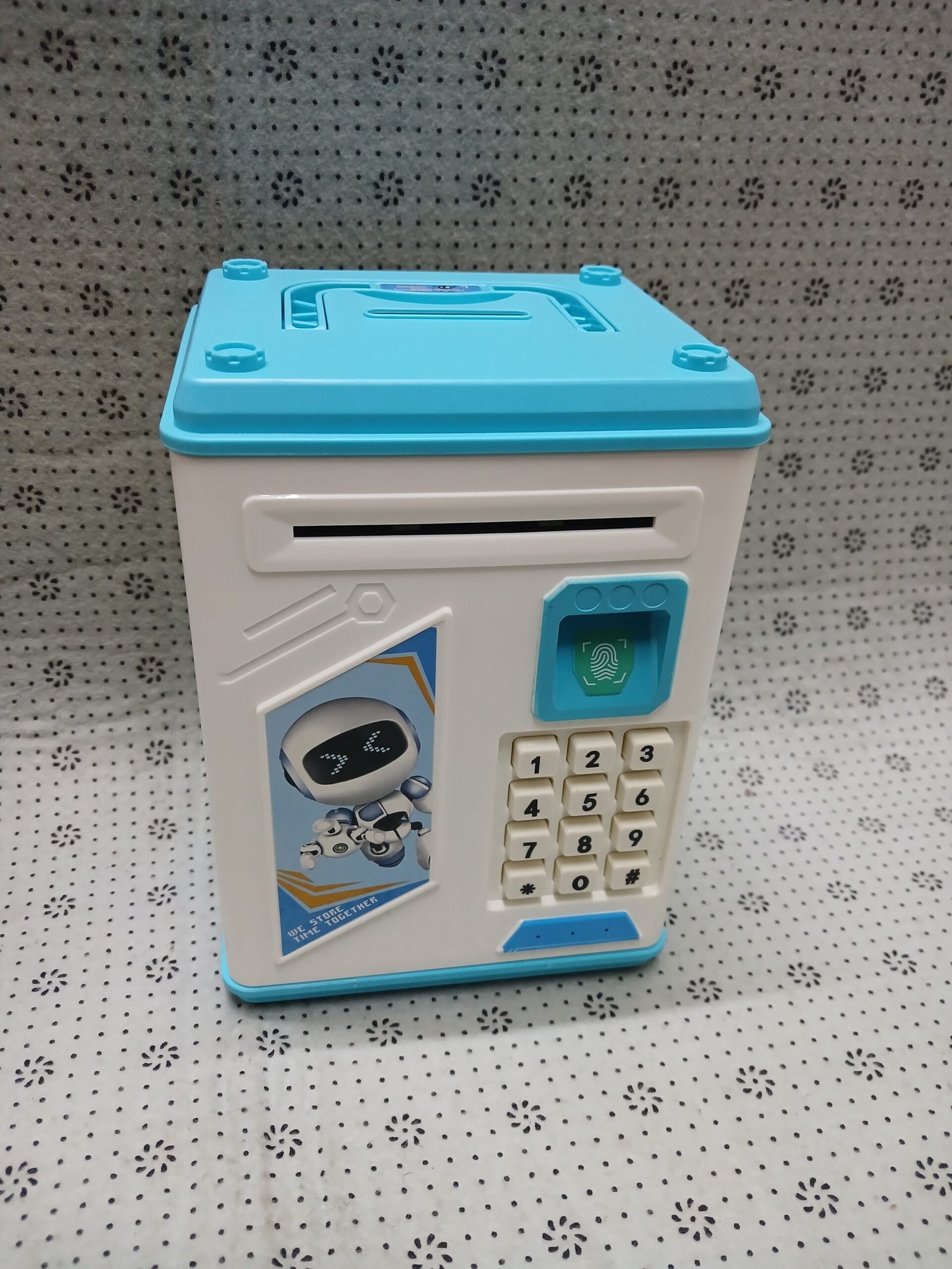Smart ATM Piggy Bank for Kids – Premium Fingerprint & Password Money Saving Box