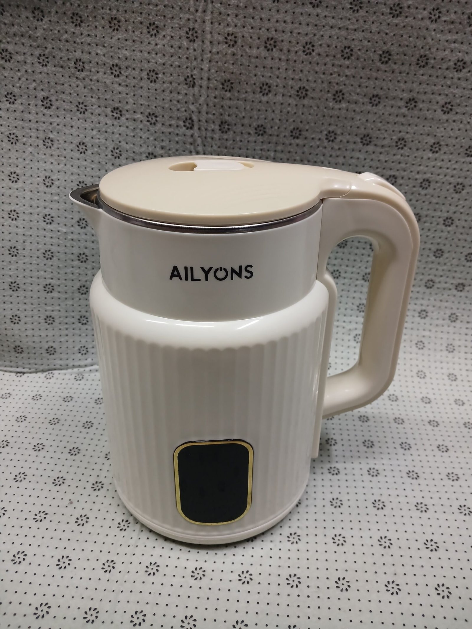Ailyons FK-0319 Electric Water Kettle – 1.8L Stainless Steel, 1500W