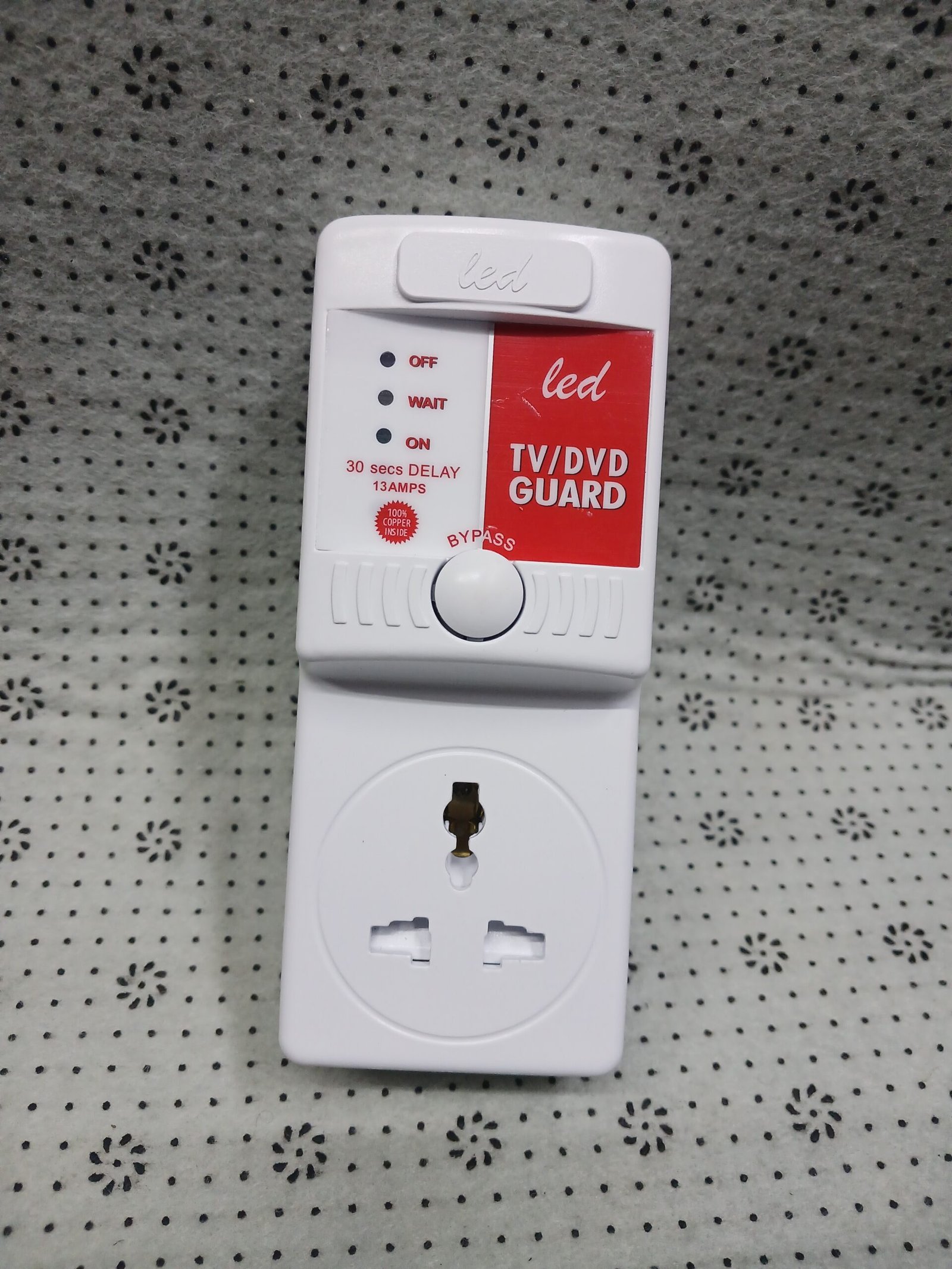 LED TV/DVD Guard – Voltage Protector 13A 230V