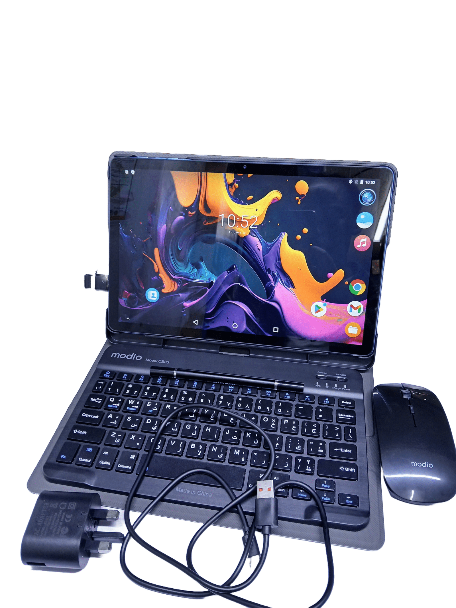 Modio M92 5G Tablet 11-inch – Android Tablet with Keyboard, Mouse & Pen (10000mAh)