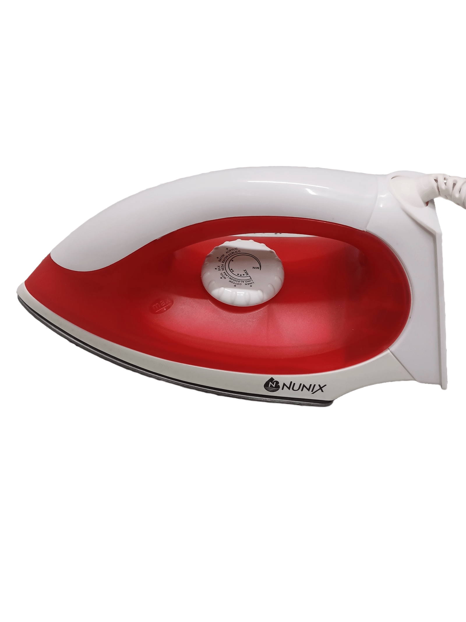Nunix Dry Iron ES-898A 1000W Non-Stick Soleplate – Durable Electric Iron for Smooth Ironing